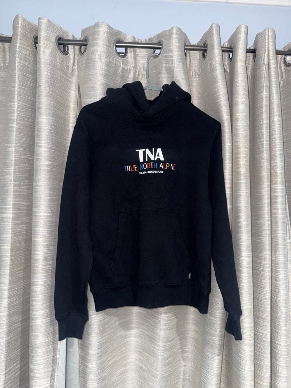 TNA Aritzia True North Alpine Graphic Hoodie XS Pullover Sweatshirt